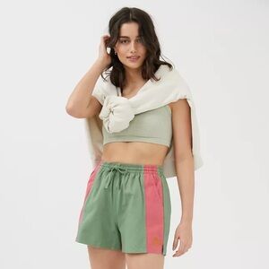 BDG 🍉 Urban Outfitters Elise Watermelon High Waisted Colorblock Pull-On Shorts